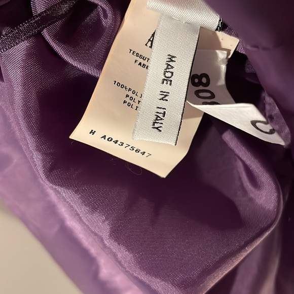 Moschino Cheap and Chic Aubergine  Sleeveless Ruffle Yoke Dress - Picture 6 of 7